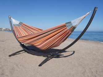 support métal et hamac XXL