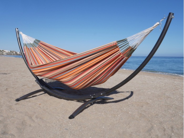 support métal et hamac XXL