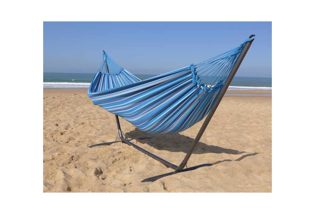 hamac + support bleu