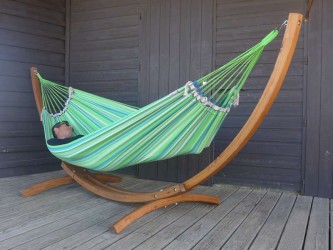 Hamac sur support mélèze Mojito