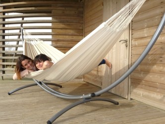 Aztek Hamak Relax + Cumbia XL écru