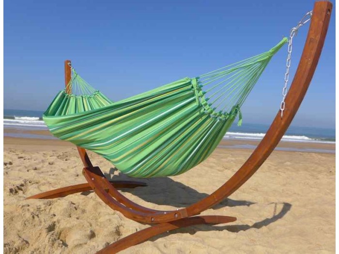 Hamac sur pied vert