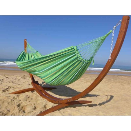 Hamac sur pied vert