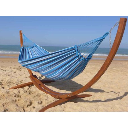 hamac avec support bleu