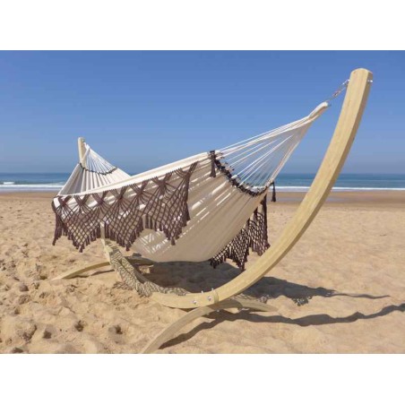 hamac avec support marron