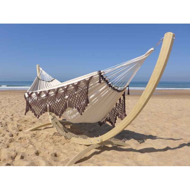 hamac avec support marron