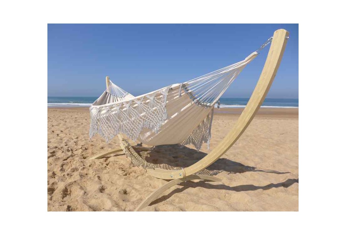 hamac avec support gris