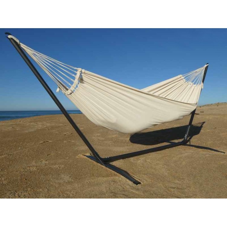 hamac ecru avec support