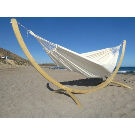 HAMAC GEANT ECRU SUR SUPPORT