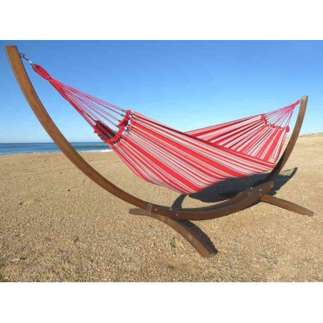 hamac sur bois rouge