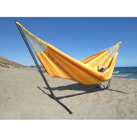 Hamac orange avec support