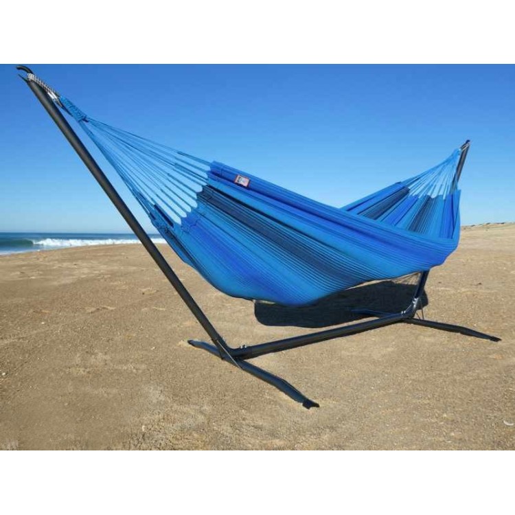 HAMAC BLEU AVEC SUPPORT