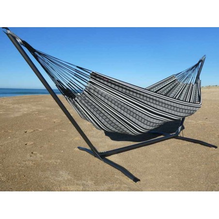 hamac avec support noir