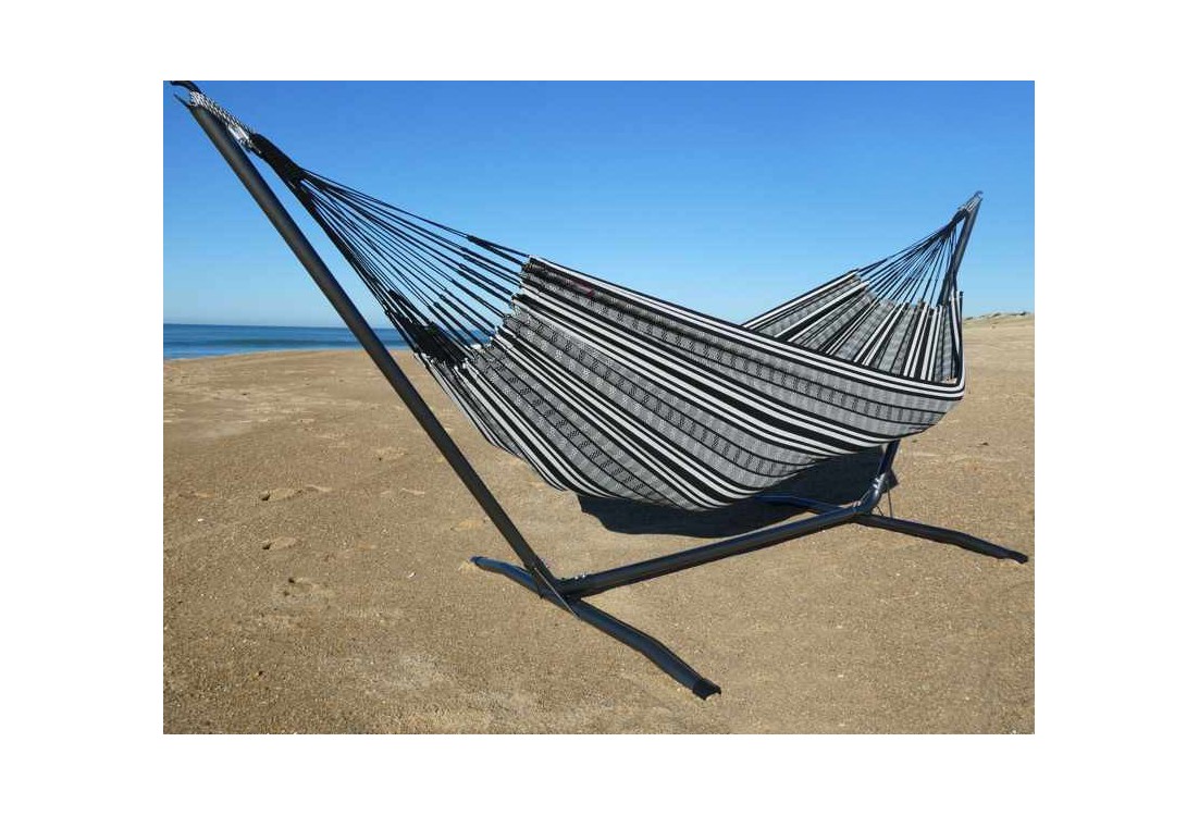 hamac avec support noir