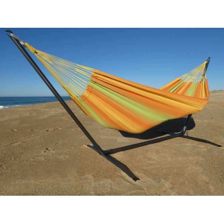 hamac jaune orange vert