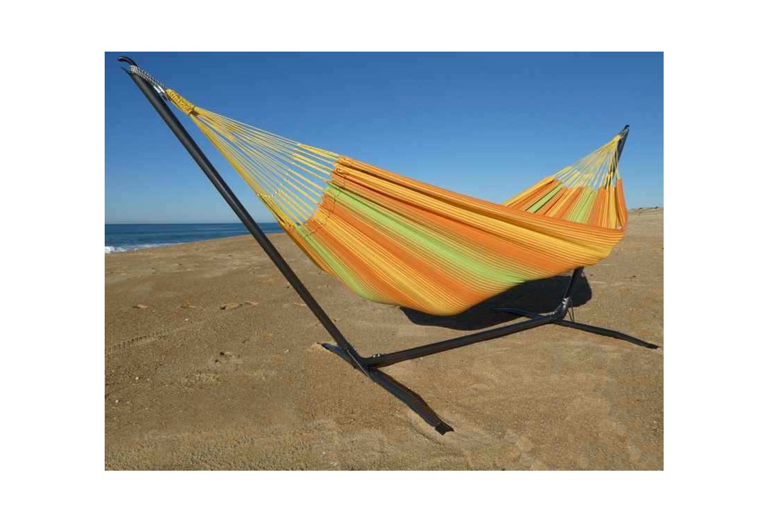 hamac jaune orange vert