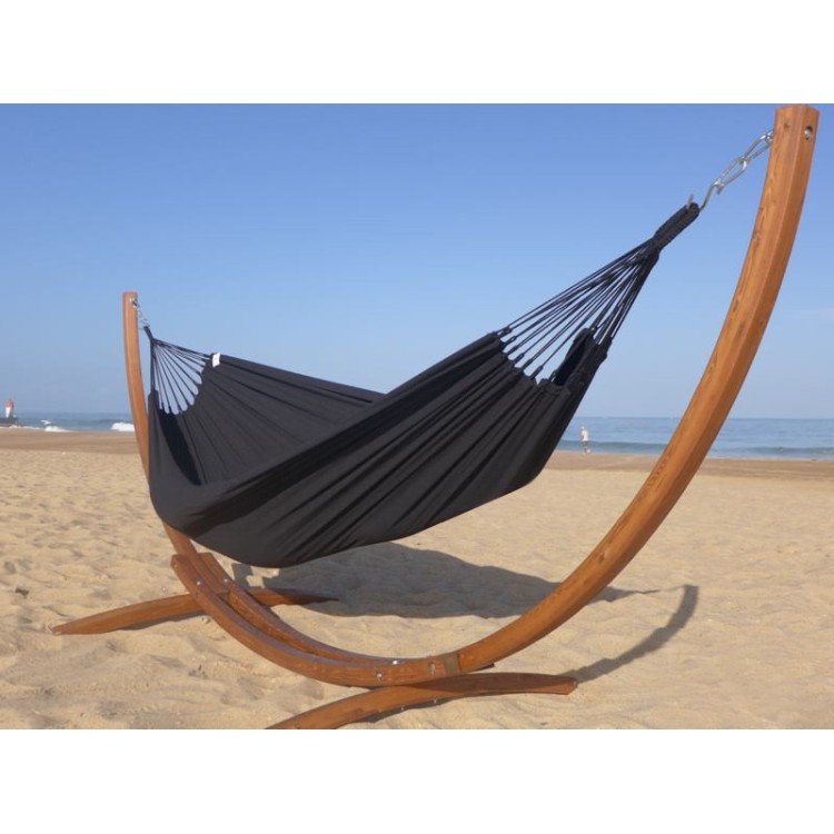 Hamac noir avec support