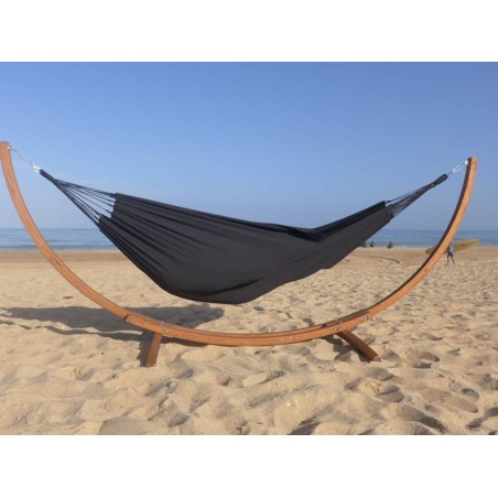 Hamac noir avec support