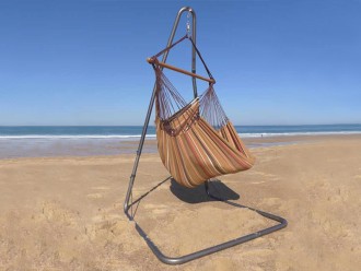 Silla hamaca con soporte...