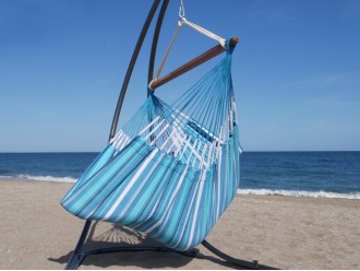 SILLA HAMACA AZUL