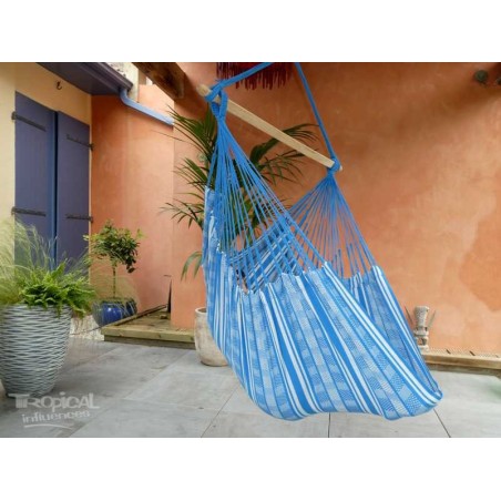 Hamac chaise bleu