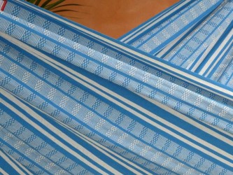 photo de détail - tissu hamac turquoise