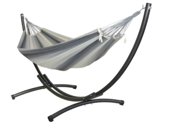 Hammock with Azteka XXL 3 gray stand