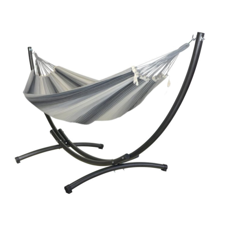 Hamac avec support sur fond blanc