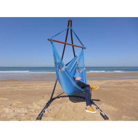 Fauteuil suspendu bleu