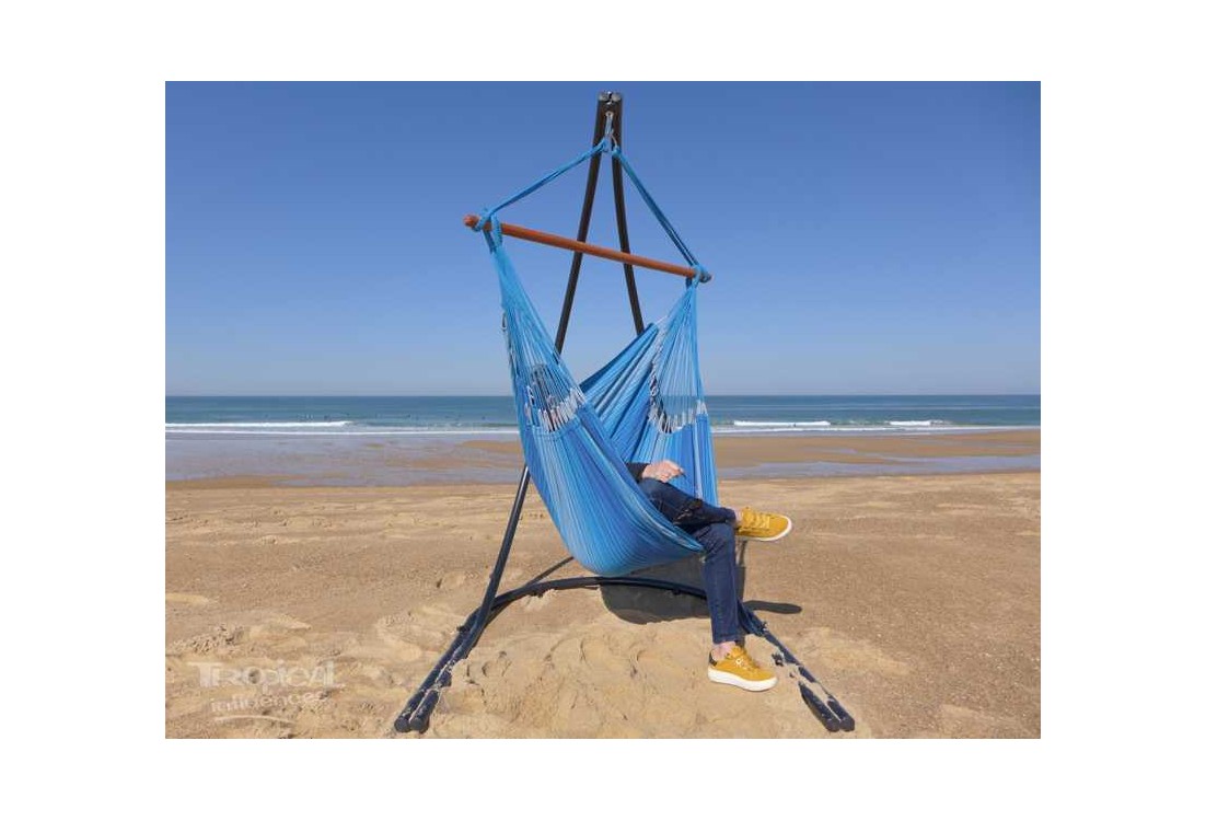 Fauteuil suspendu bleu