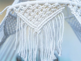 tissage d'un hamac berceau