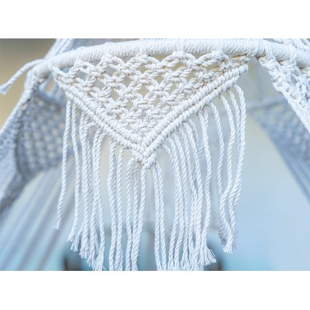 tissage d'un hamac berceau