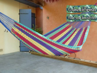 Hamac Akumal multicolor coton