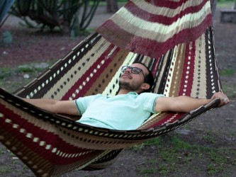 Hamac mexicain XXL multicolore