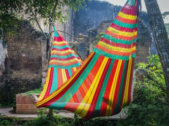 Hamac mexicain Maya XXL multicolore