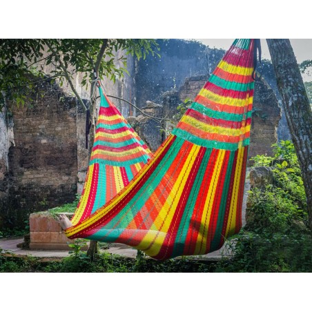 Hamac mexicain Maya XXL multicolore