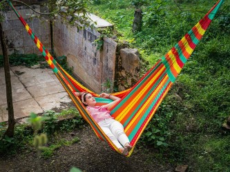 Hamac mexicain Maya XXL multicolore