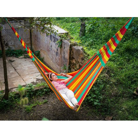 Hamac mexicain Maya XXL multicolore