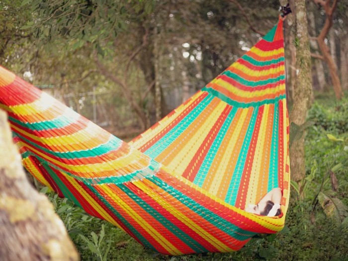 Hamac mexicain Maya XXL multicolore