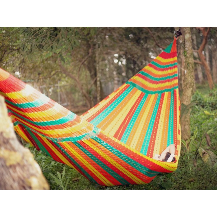Hamac mexicain Maya XXL multicolore