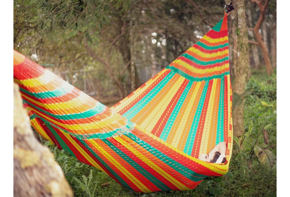 Hamac mexicain Maya XXL multicolore