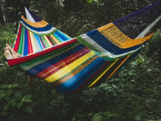 Hamac mexicain Maya XXL multicolore