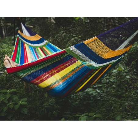 Hamac mexicain Maya XXL multicolore
