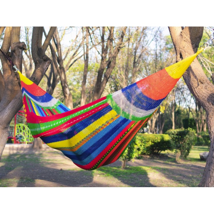 Hamac mexicain Maya XXL multicolore