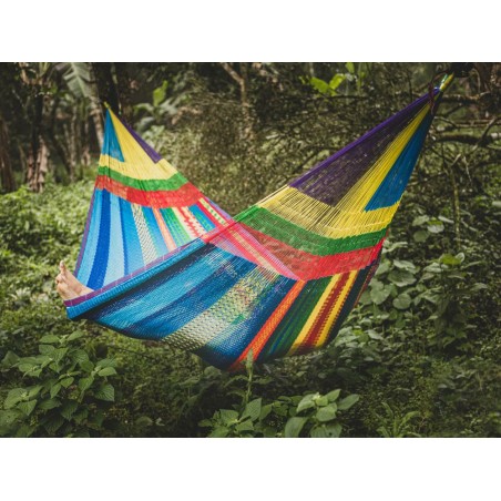Hamac mexicain Maya XXL multicolore
