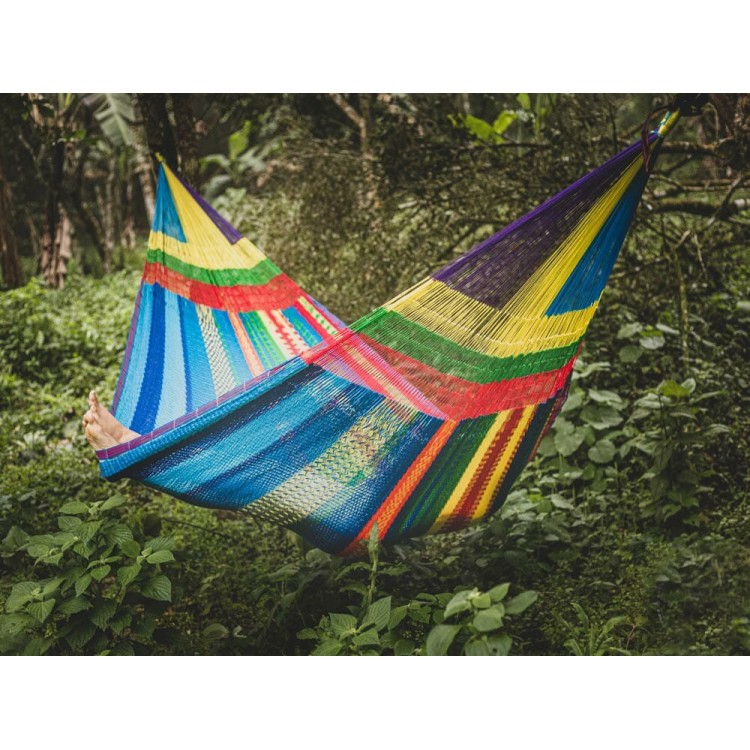 Hamac mexicain Maya XXL multicolore