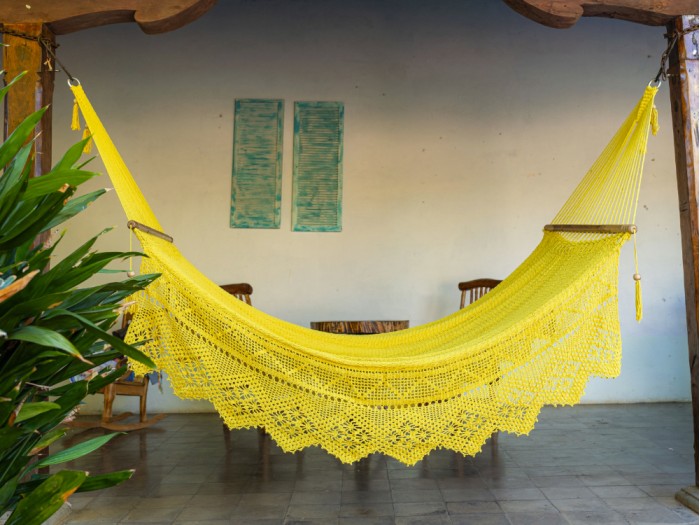 Hamac à barre Nicaragua taille L jaune Hamac à barre Nicaragua taille L jaune