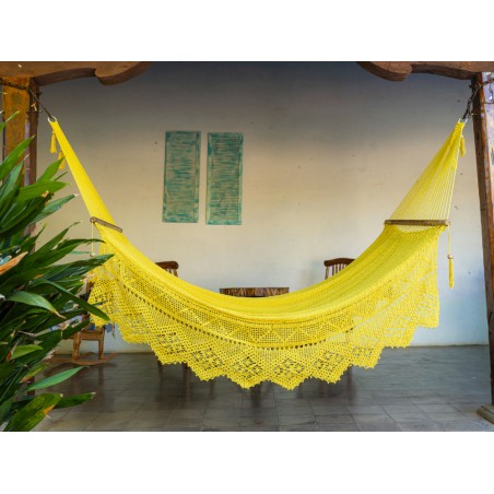 Hamac à barre Nicaragua taille L jaune
