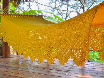 Hamac à barre Nicaragua taille L jaune