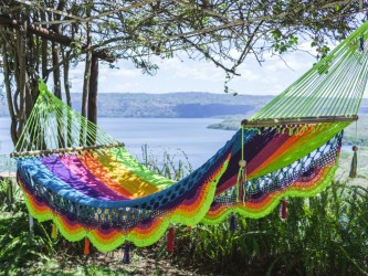 Hamac à barre Nicaragua taille L multicolore